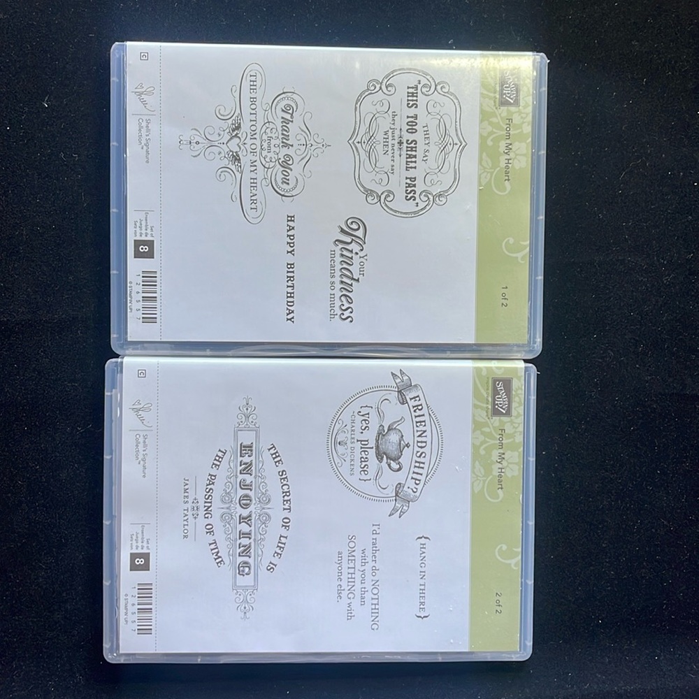 From My Heart - Stampin’ up! set of 2